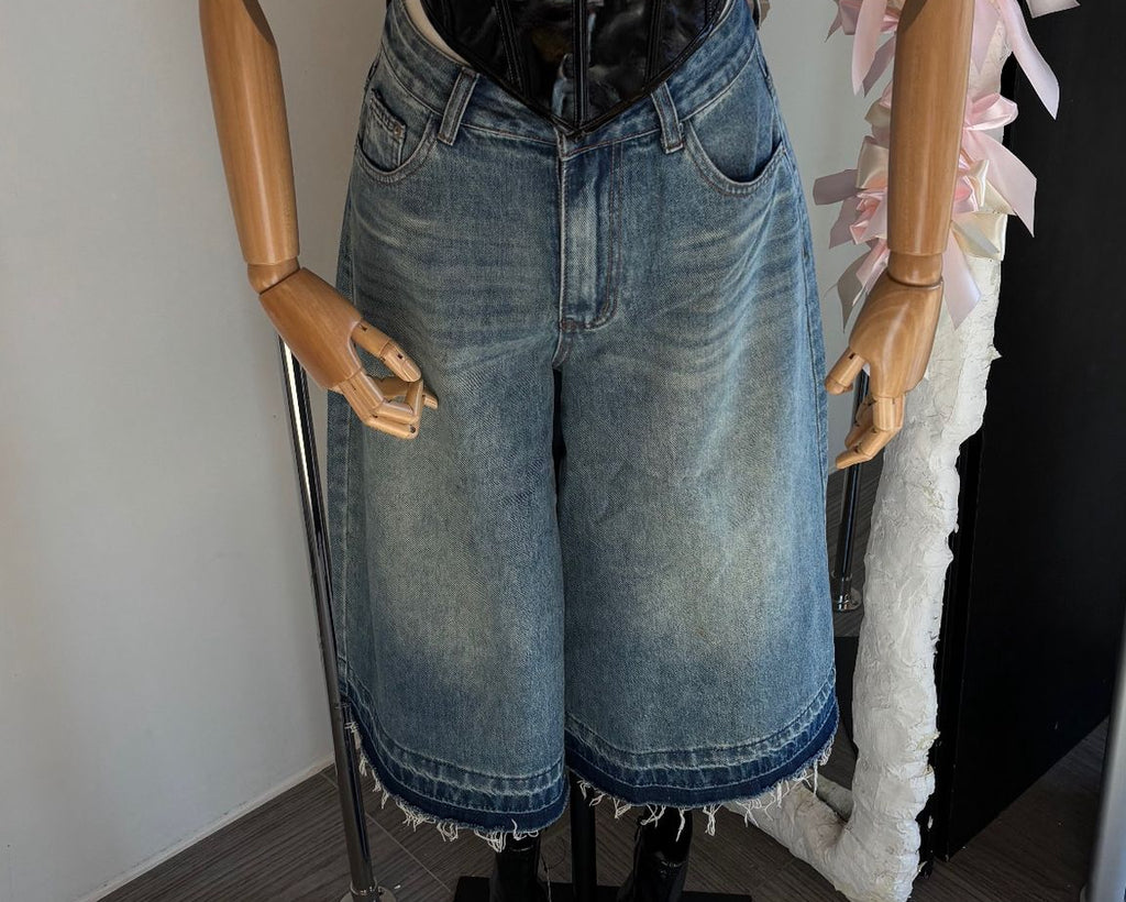 Shotrs in jeans