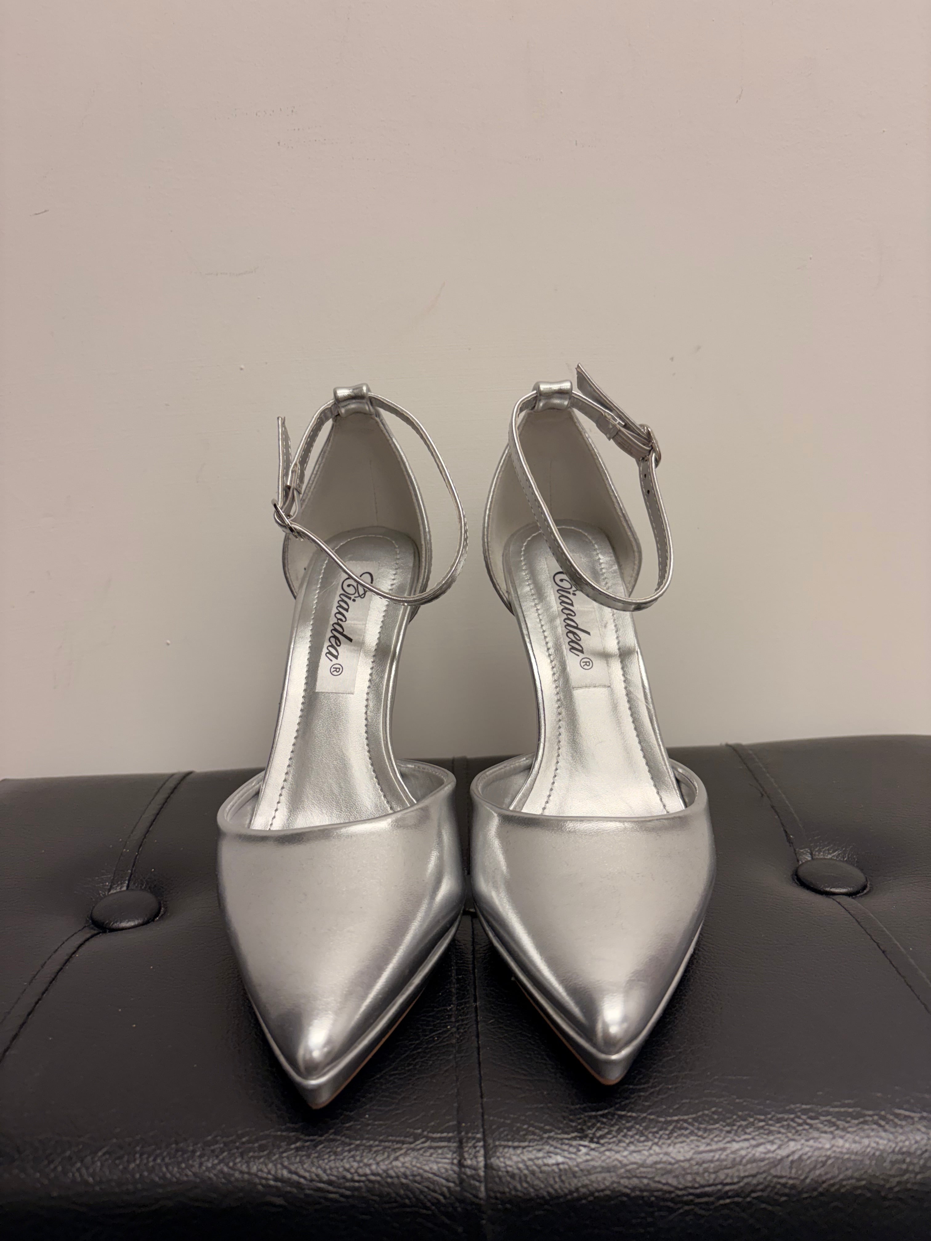 Tacco argento platform