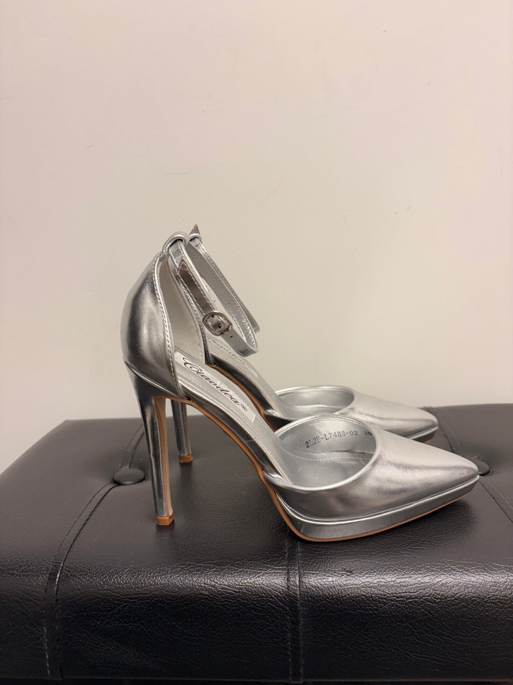 Tacco argento platform